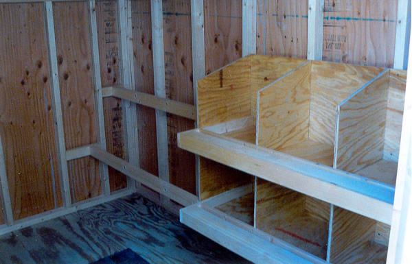 Buy Chicken House Sheds with interior nest boxes Connecticut